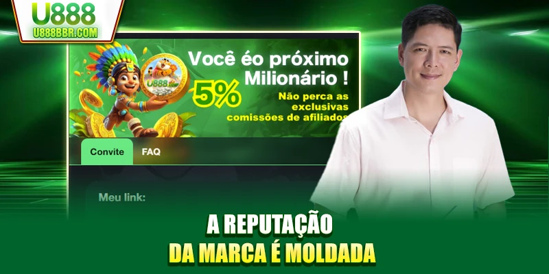 A reputação da marca é moldada