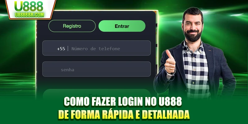 Como fazer login no U888 de forma rápida e detalhada