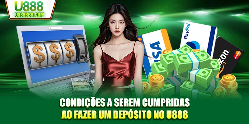 Condições a serem cumpridas ao fazer um depósito no U888